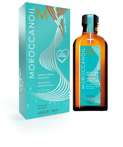 Moroccanoil Treatment i begrænset udgave, der hylder den fantastiske ånd i Eurovision Song Contest. En multitasking, arganolie-infunderet hårolie til at udglatte krus, løsne, pleje og booste glans.